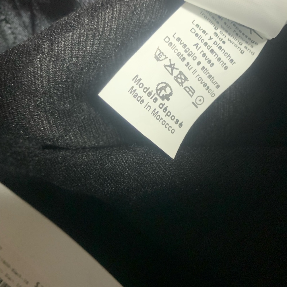 NEW Indies Erwann Black Quilted Pants with Zipper Details Size M - Picture 5 of 11